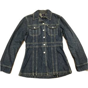 Tommy Hilfiger denim jacket. Fits like Junior 7/9 or ladies S